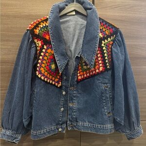 Farm Rio Denim Jacket. Size Xs, brand new without tags.